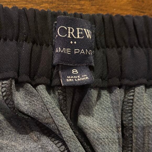 J Crew Women's 8 29 x 27 Jamie Pant Pull On Tapered Ankle Trouser Elastic Waist - Picture 6 of 13